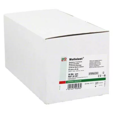 Mollelast 8cmx4m sterilné jednotlivo balené, 20 ks