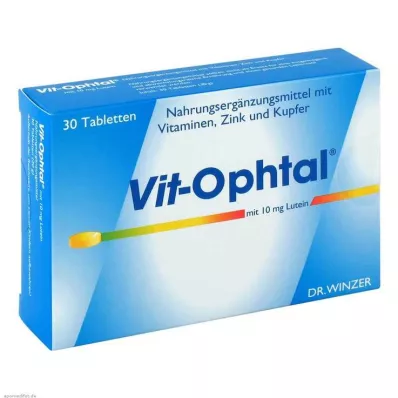 VIT OPHTAL s 10 mg luteínu v tabletách, 30 ks VIT OPHTAL s 10 mg luteínu v tabletách, 30 ks