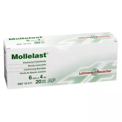 Mollelast 6cmx4m biely, 20 ks Mollelast 6cmx4m biely, 20 ks
