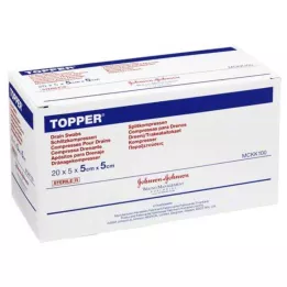 TOPPER Slit Compr.5x5 cm sterilný, 20X5 ks