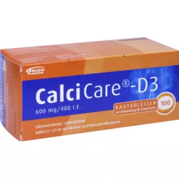 CALCICARE D3 žuvacie tablety, 100 kapsúl
