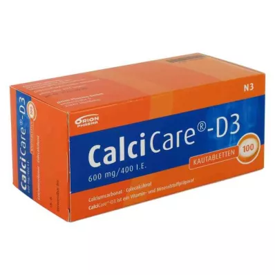 CALCICARE D3 žuvacie tablety, 100 kapsúl CALCICARE D3 žuvacie tablety, 100 kapsúl