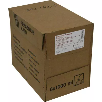 Nacl 0,9% plastová skrutkovacia fľaša, 6X1000 ml Nacl 0,9% plastová skrutkovacia fľaša, 6X1000 ml