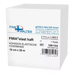 FIXIERBINDE súdržný elastický materiál 10 cmx20 m biely, 1 ks