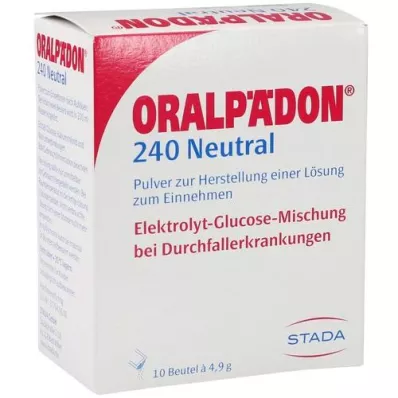 ORALPÄDON 240 neutral Btl. prášok, 10 ks