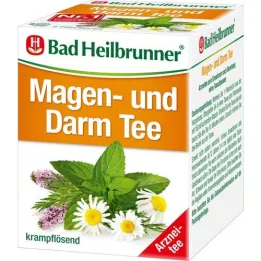 BAD HEILBRUNNER Žalúdočný a črevný čaj N filtračné vrecko, 8X1,75 g