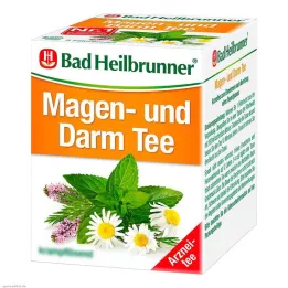 BAD HEILBRUNNER Žalúdočný a črevný čaj N filtračné vrecko, 8X1,75 g