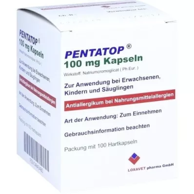 PENTATOP 100 mg tvrdé kapsuly, 100 ks