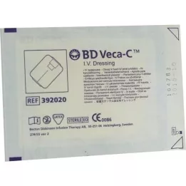 BD VECA-C Obväz na fixáciu katétra 6x7,5 cm s okienkom, 1 ks