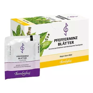 Filtračné vrecká na čaj z listov mäty piepornej, 20x1,5 g Filtračné vrecká na čaj z listov mäty piepornej, 20x1,5 g