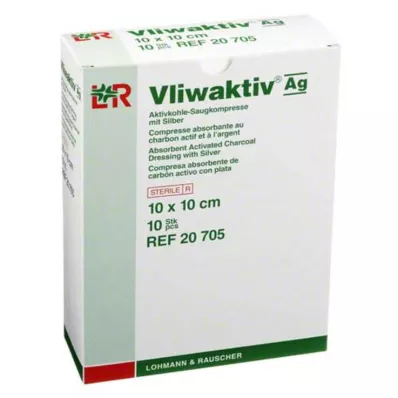 Vliwaktiv AG 10x10cm Aktivko, 10 ks Vliwaktiv AG 10x10cm Aktivko, 10 ks