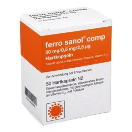 FERRO SANOL porov. Tvrdé kapsuly s prebytočnými peletami, 50 ks