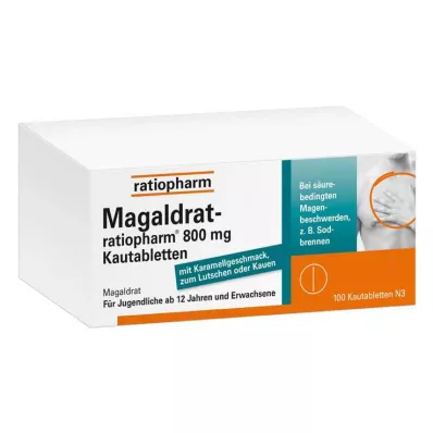 MAGALDRAT-ratiopharm 800 mg tablety, 100 ks MAGALDRAT-ratiopharm 800 mg tablety, 100 ks