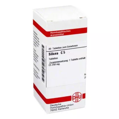SILICEA C 5 tabliet, 80 kapsúl
