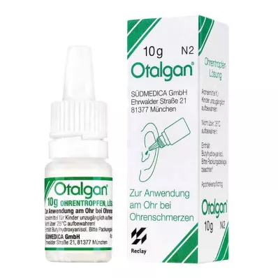 OTALGAN Ušné kvapky, 10 g OTALGAN Ušné kvapky, 10 g