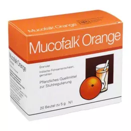 MUCOFALK Oranžové granule na prípravu jedného vrecka, 20 ks