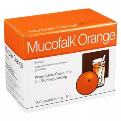 MUCOFALK Oranžové granule na prípravu jedného vrecka, 100 ks MUCOFALK Oranžové granule na prípravu jedného vrecka, 100 ks