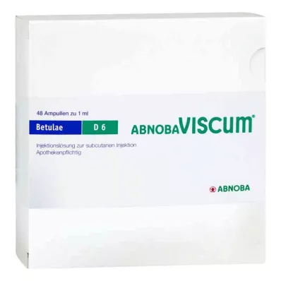 ABNOBAVISCUM Betulae D 6 ampuliek, 48 ks ABNOBAVISCUM Betulae D 6 ampuliek, 48 ks