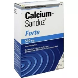 CALCIUM SANDOZ forte šumivé tablety, 2x20 ks