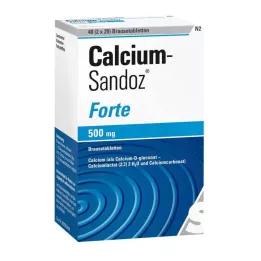 CALCIUM SANDOZ forte šumivé tablety, 2x20 ks