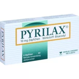 PYRILAX 10 mg čapíky, 6 ks