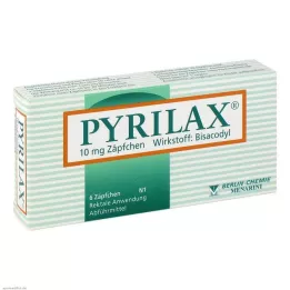 PYRILAX 10 mg čapíky, 6 ks