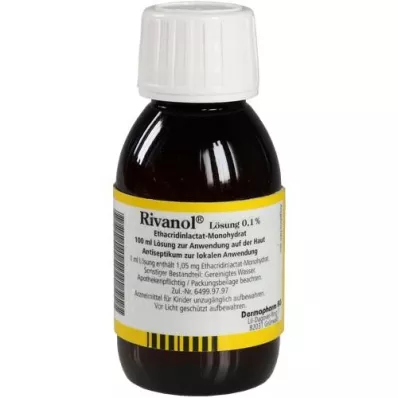 RIVANOL Roztok 0,1 %, 100 ml