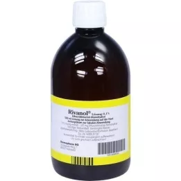 RIVANOL Roztok 0,1 %, 500 ml