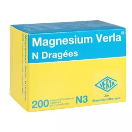 MAGNESIUM VERLA N obalené tablety, 200 kapsúl
