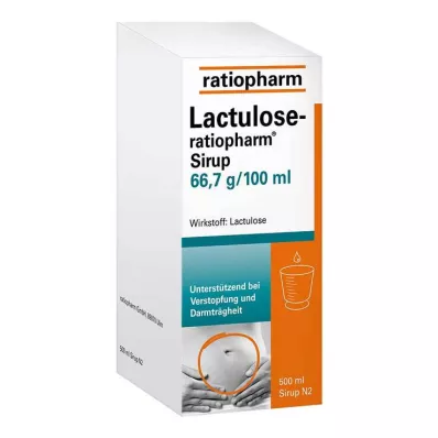 LACTULOSE-ratiopharm sirup, 500 ml LACTULOSE-ratiopharm sirup, 500 ml