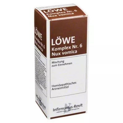 Lion Complex č. 6 kvapky Nux Vomica, 100 ml