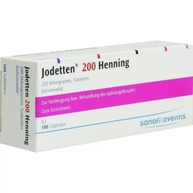 JODETTEN 200 tabliet Henning, 100 ks