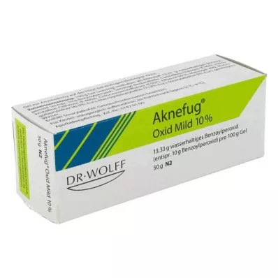 Mierny oxid fuga z akné 10 % (50 g) Mierny oxid fuga z akné 10 % (50 g)