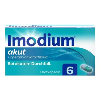 IMODIUM akútne tvrdé kapsuly, 6 ks