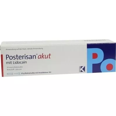 POSTERISAN Akútna masť s análnym dilatátorom, 25 g