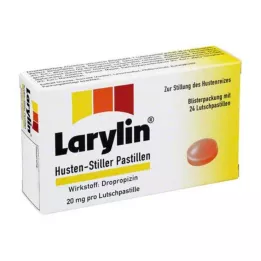 LARYLIN Pastilky proti kašľu, 24 ks