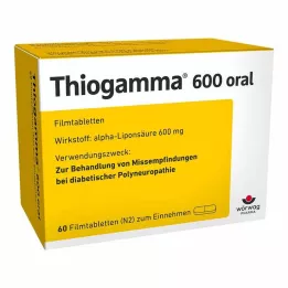 THIOGAMMA 600 perorálnych filmom obalených tabliet, 60 ks