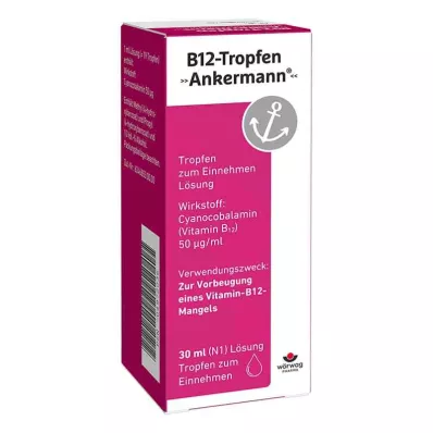 B12 ANKERMANN kvapky, 30 ml B12 ANKERMANN kvapky, 30 ml