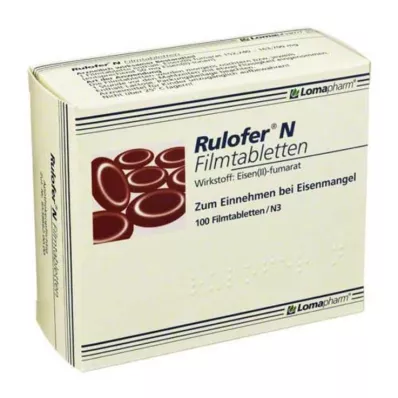 RULOFER N Filmom obalené tablety, 100 ks RULOFER N Filmom obalené tablety, 100 ks