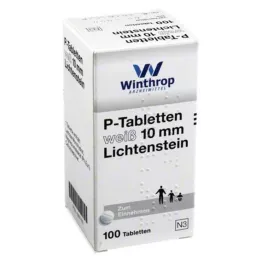 P TABLETTEN biela 10 mm, 100 ks
