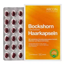 BOCKSHORN+Mikroživinové kapsuly na vlasy Tisane plus, 180 ks