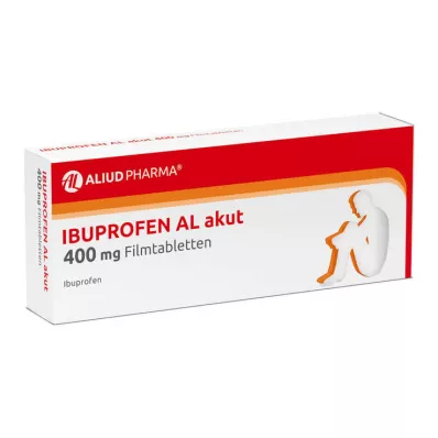 IBUPROFEN AL akútne 400 mg filmom obalené tablety, 10 ks IBUPROFEN AL akútne 400 mg filmom obalené tablety, 10 ks