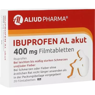 IBUPROFEN AL akútne 400 mg filmom obalené tablety, 20 ks