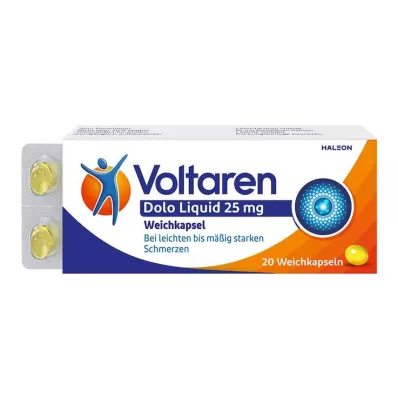 VOLTAREN Dolo Liquid 25 mg mäkké kapsuly, 10 ks
