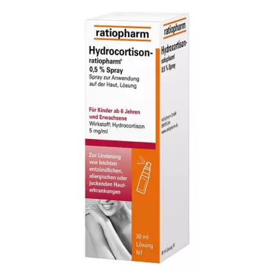 HYDROCORTISON-ratiopharm 0,5% sprej, 30 ml HYDROCORTISON-ratiopharm 0,5% sprej, 30 ml