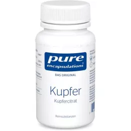 PURE ENCAPSULATIONS Meď Citrát meďnatý kapsuly, 60 kapsúl