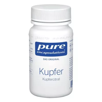 PURE ENCAPSULATIONS Meď Citrát meďnatý kapsuly, 60 kapsúl
