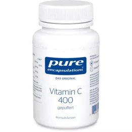 PURE ENCAPSULATIONS Vitamín C 400 pufrovaných kapsúl, 90 ks
