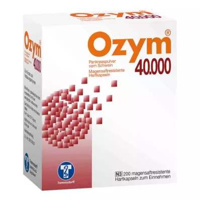 OZYM 40 000 tvrdých kapsúl s enterickým obalom, 200 ks