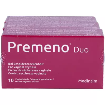 PREMENO Duo Vaginalovula, 3X10 ks